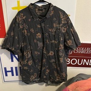 Vans Floral Button Down